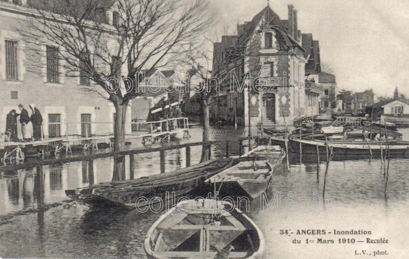 Angers - Innondations de 1910