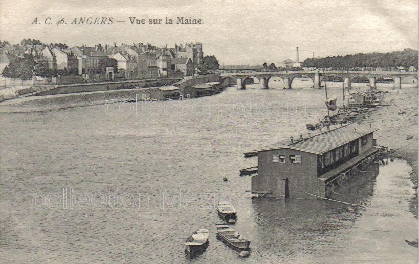 Lavoir à Angers, avant 1914