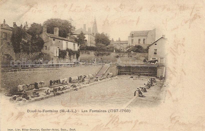 Lavoir à Angers, avant 1914