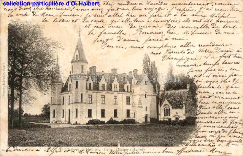 Feneu, château de Montriou, collection personelle, reproduction interdite