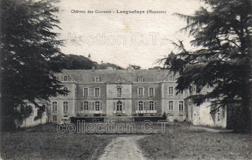 Longuefuye, château des Courants, reproduction interdite